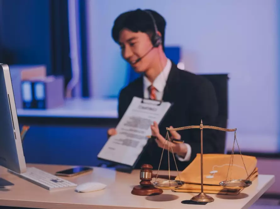 Digital process for online notary services UK via video call.