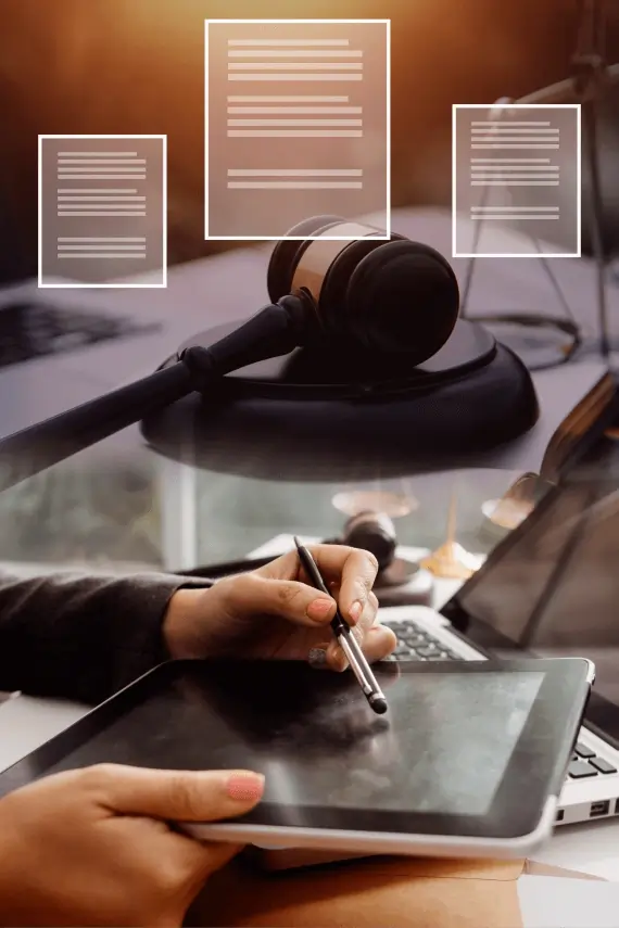 Quill and parchment representing digital notary evolution